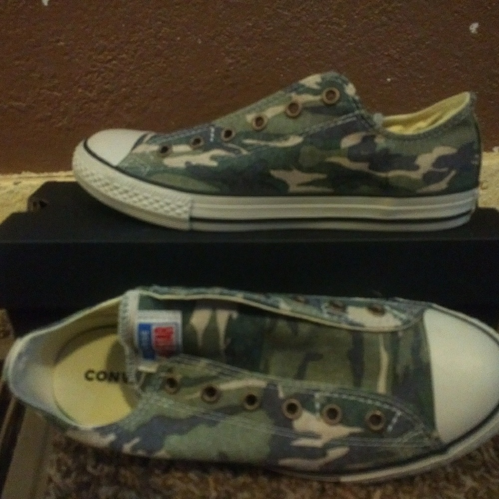 Converse All star camo slip-ons